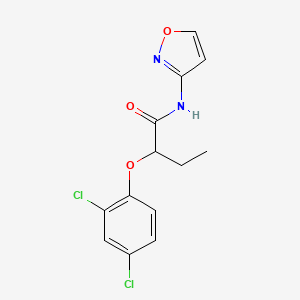 2-(2,4-dichlorophenoxy)-N-(1,2-oxazol-3-yl)butanamide