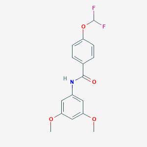 4-(difluoromethoxy)-N-(3,5-dimethoxyphenyl)benzamide