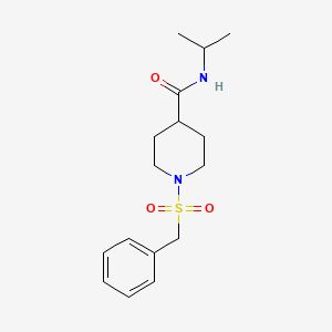 1-PHENYLMETHANESULFONYL-N-(PROPAN-2-YL)PIPERIDINE-4-CARBOXAMIDE