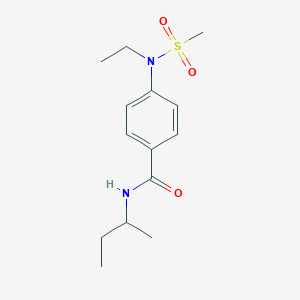 N-(sec-butyl)-4-[ethyl(methylsulfonyl)amino]benzamide