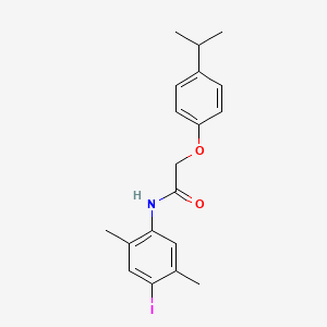 N-(4-iodo-2,5-dimethylphenyl)-2-(4-isopropylphenoxy)acetamide