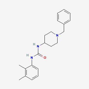 molecular formula C21H27N3O B4551910 N-(1-benzyl-4-piperidinyl)-N'-(2,3-dimethylphenyl)urea 