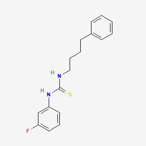 N-(3-fluorophenyl)-N'-(4-phenylbutyl)thiourea