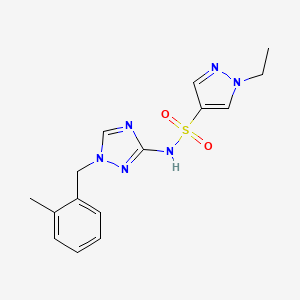 1-ETHYL-N~4~-[1-(2-METHYLBENZYL)-1H-1,2,4-TRIAZOL-3-YL]-1H-PYRAZOLE-4-SULFONAMIDE