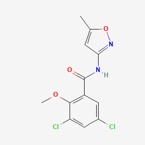 3,5-dichloro-2-methoxy-N-(5-methyl-3-isoxazolyl)benzamide