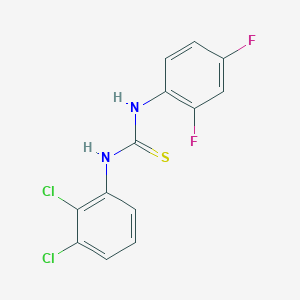 molecular formula C13H8Cl2F2N2S B4552034 N-(2,3-dichlorophenyl)-N'-(2,4-difluorophenyl)thiourea 