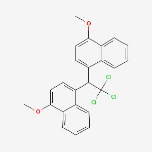 1-Methoxy-4-[2,2,2-trichloro-1-(4-methoxynaphthalen-1-yl)ethyl]naphthalene