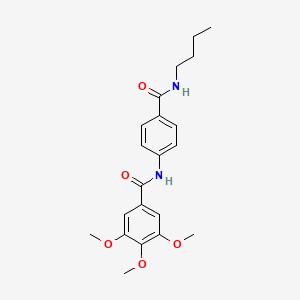 N-{4-[(butylamino)carbonyl]phenyl}-3,4,5-trimethoxybenzamide