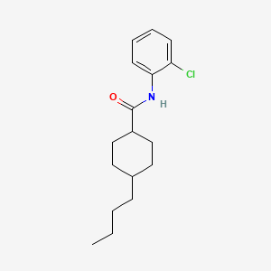 4-butyl-N-(2-chlorophenyl)cyclohexanecarboxamide