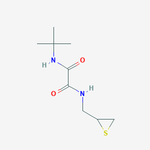 molecular formula C9H16N2O2S B4552414 N-tert-butyl-N'-(thiiran-2-ylmethyl)ethanediamide 