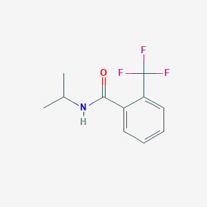 molecular formula C11H12F3NO B4552420 N-isopropyl-2-(trifluoromethyl)benzamide 