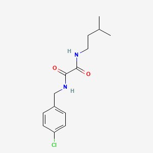 N-(4-chlorobenzyl)-N'-(3-methylbutyl)ethanediamide