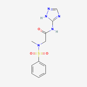 N~2~-methyl-N~2~-(phenylsulfonyl)-N~1~-4H-1,2,4-triazol-3-ylglycinamide