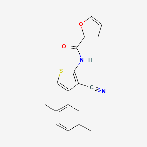 N-[3-cyano-4-(2,5-dimethylphenyl)-2-thienyl]-2-furamide