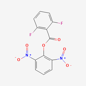 molecular formula C13H6F2N2O6 B4552563 (2,6-Dinitrophenyl) 2,6-difluorobenzoate 