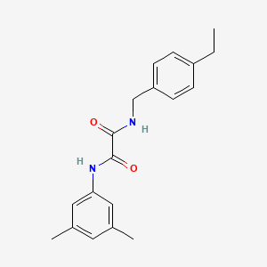 molecular formula C19H22N2O2 B4552778 N-(3,5-dimethylphenyl)-N'-(4-ethylbenzyl)ethanediamide 