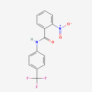 2-nitro-N-[4-(trifluoromethyl)phenyl]benzamide