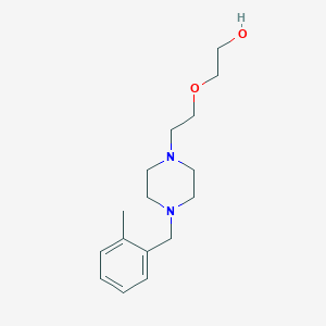 molecular formula C16H26N2O2 B4552834 2-[2-[4-[(2-methylphenyl)methyl]piperazin-1-yl]ethoxy]ethanol 