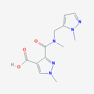 1-methyl-3-({methyl[(1-methyl-1H-pyrazol-5-yl)methyl]amino}carbonyl)-1H-pyrazole-4-carboxylic acid