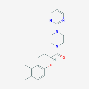 molecular formula C20H26N4O2 B4552946 2-(3,4-Dimethylphenoxy)-1-[4-(pyrimidin-2-yl)piperazin-1-yl]butan-1-one 