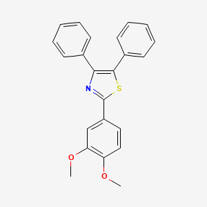 2-(3,4-dimethoxyphenyl)-4,5-diphenyl-1,3-thiazole