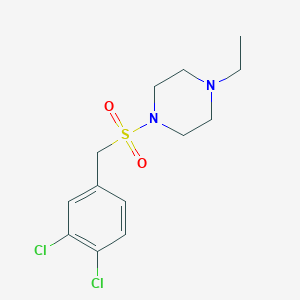 1-[(3,4-dichlorobenzyl)sulfonyl]-4-ethylpiperazine