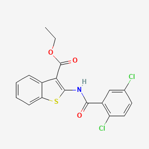 ETHYL 2-(2,5-DICHLOROBENZAMIDO)-1-BENZOTHIOPHENE-3-CARBOXYLATE