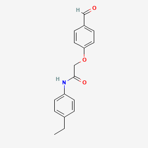 N-(4-ethylphenyl)-2-(4-formylphenoxy)acetamide