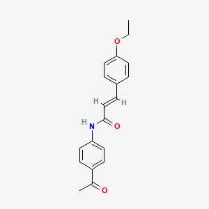 (2E)-N-(4-acetylphenyl)-3-(4-ethoxyphenyl)prop-2-enamide