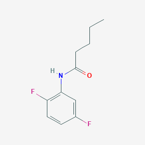 molecular formula C11H13F2NO B4553337 N-(2,5-difluorophenyl)pentanamide 