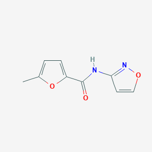 molecular formula C9H8N2O3 B4553435 5-methyl-N-(1,2-oxazol-3-yl)furan-2-carboxamide 