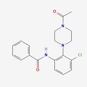 N-[2-(4-acetylpiperazin-1-yl)-3-chlorophenyl]benzamide