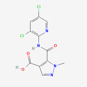 5-{[(3,5-DICHLORO-2-PYRIDYL)AMINO]CARBONYL}-1-METHYL-1H-PYRAZOLE-4-CARBOXYLIC ACID