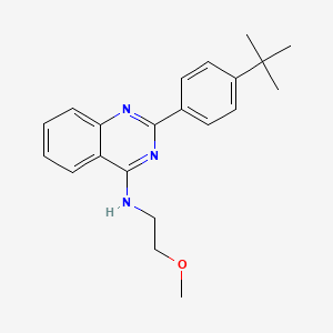 2-(4-tert-butylphenyl)-N-(2-methoxyethyl)quinazolin-4-amine