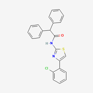 N-[4-(2-chlorophenyl)-1,3-thiazol-2-yl]-2,2-diphenylacetamide