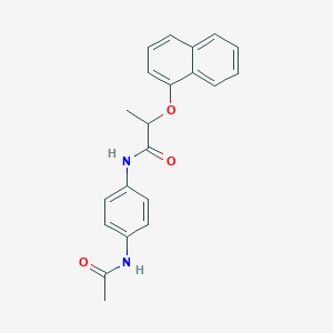 N-[4-(acetylamino)phenyl]-2-(1-naphthyloxy)propanamide