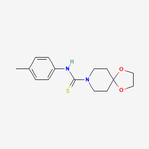 molecular formula C15H20N2O2S B4553887 N-(4-methylphenyl)-1,4-dioxa-8-azaspiro[4.5]decane-8-carbothioamide 