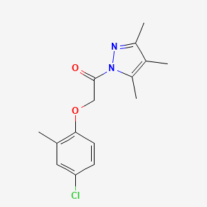 1-[(4-chloro-2-methylphenoxy)acetyl]-3,4,5-trimethyl-1H-pyrazole