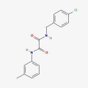 N-(4-chlorobenzyl)-N'-(3-methylphenyl)ethanediamide