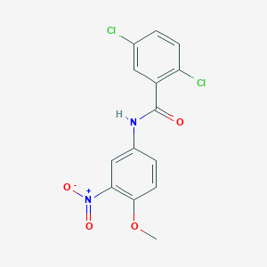 2,5-dichloro-N-(4-methoxy-3-nitrophenyl)benzamide