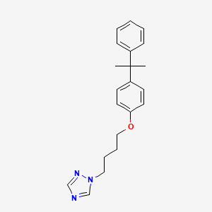 1-[4-[4-(2-Phenylpropan-2-yl)phenoxy]butyl]-1,2,4-triazole