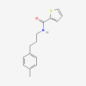 N-[3-(4-methylphenyl)propyl]-2-thiophenecarboxamide