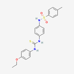 N-[4-({[(4-ethoxyphenyl)amino]carbonothioyl}amino)phenyl]-4-methylbenzenesulfonamide