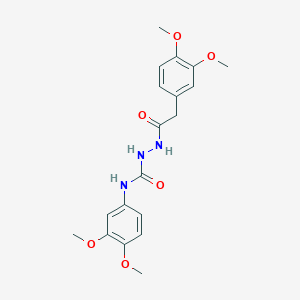 N-(3,4-dimethoxyphenyl)-2-[(3,4-dimethoxyphenyl)acetyl]hydrazinecarboxamide