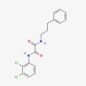 molecular formula C17H16Cl2N2O2 B4554134 N-(2,3-dichlorophenyl)-N'-(3-phenylpropyl)ethanediamide 