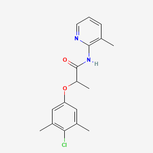 2-(4-chloro-3,5-dimethylphenoxy)-N-(3-methyl-2-pyridinyl)propanamide