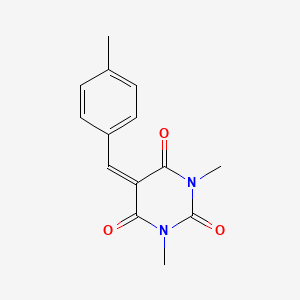 1,3-Dimethyl-5-[(4-methylphenyl)methylidene]-1,3-diazinane-2,4,6-trione