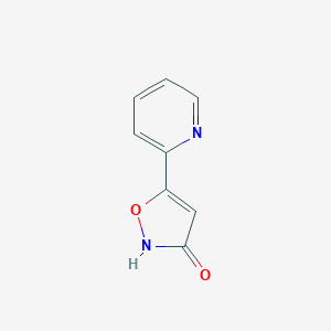 molecular formula C8H6N2O2 B045542 3-羟基-5-(2-吡啶基)异恶唑 CAS No. 119522-93-9