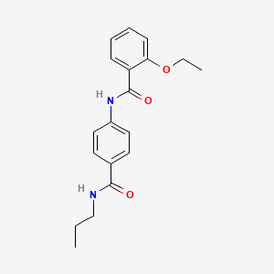 2-ethoxy-N-{4-[(propylamino)carbonyl]phenyl}benzamide