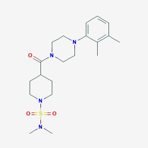 4-{[4-(2,3-dimethylphenyl)-1-piperazinyl]carbonyl}-N,N-dimethyl-1-piperidinesulfonamide